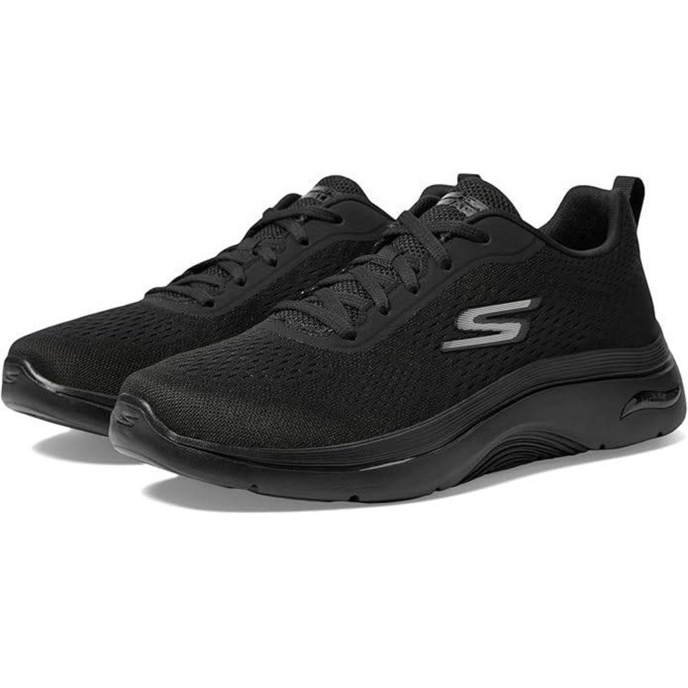 Skechers Go Walk Arch Fit Mens Black Machine Washable Sneakers Size 11.5